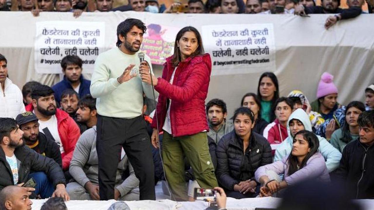 Vinesh Phogat and Bajrang Punia