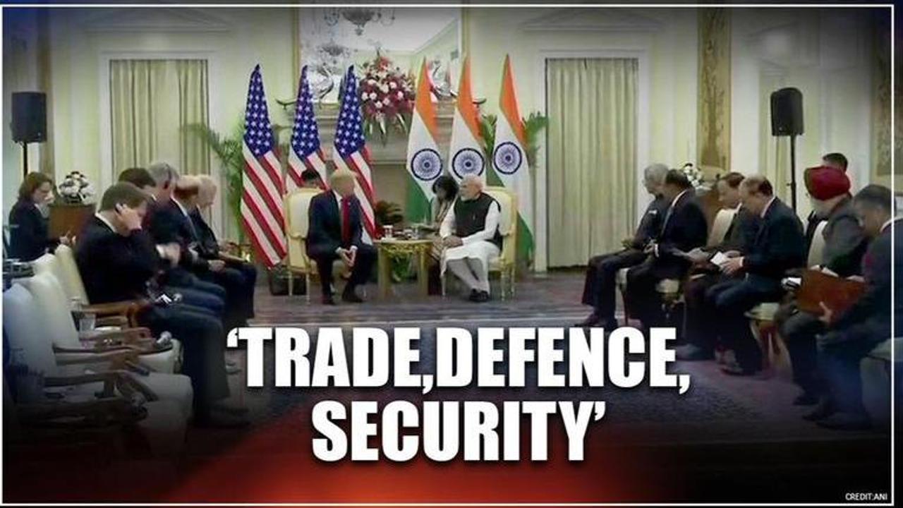 Modi-Trump hold talks; trade, defence, security on agenda