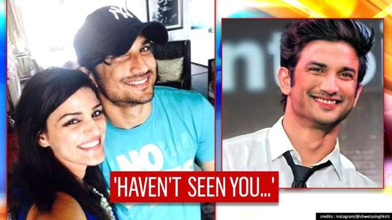 Sushant Singh Rajput's sister Shweta asks 'Kahan chala gaya baby?' in emotional message