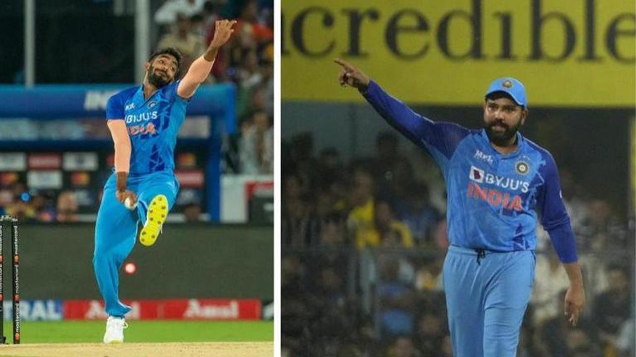 Rohit Sharma and Jasprit Bumrah