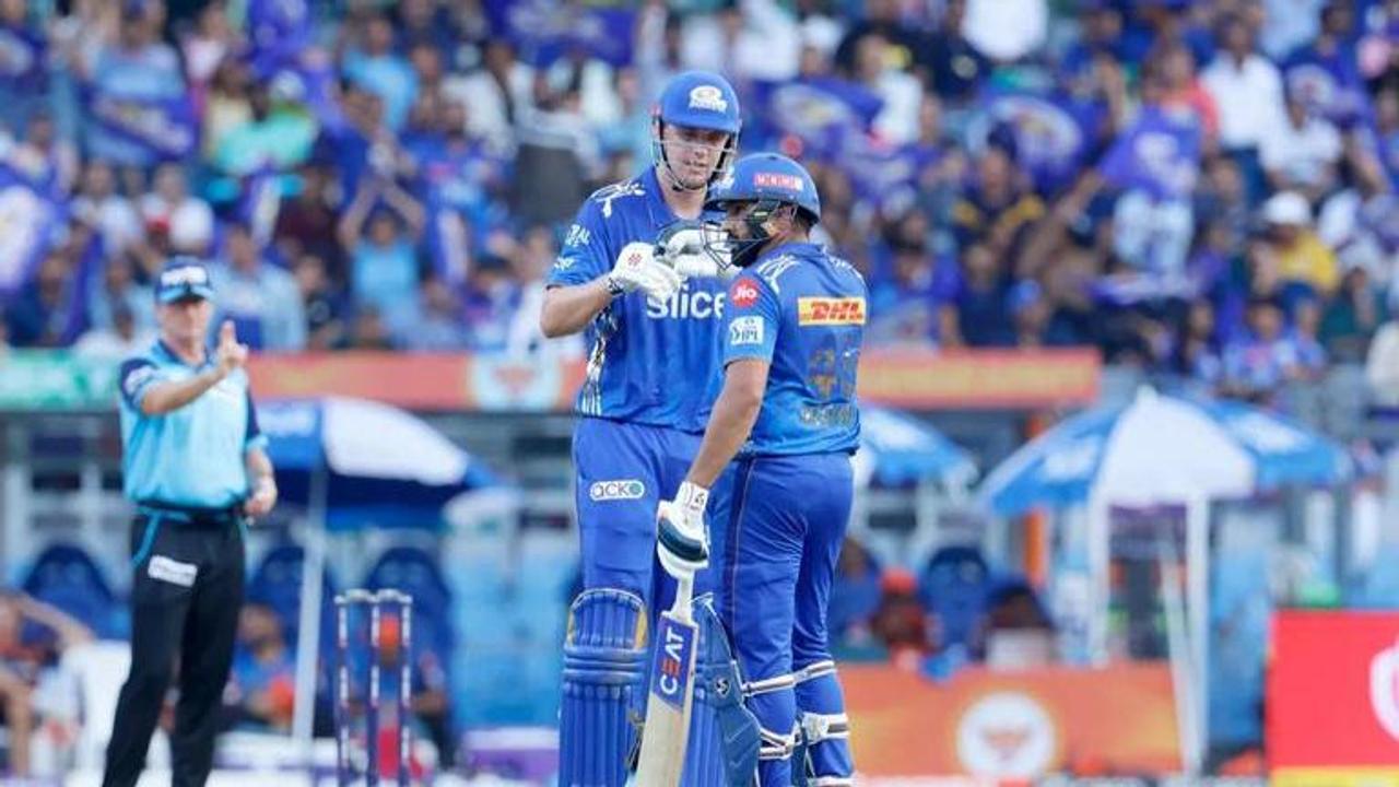 MI vs SRH live score IPL 2023 Mumbai Indians vs Sunrisers Hyderabad live updates