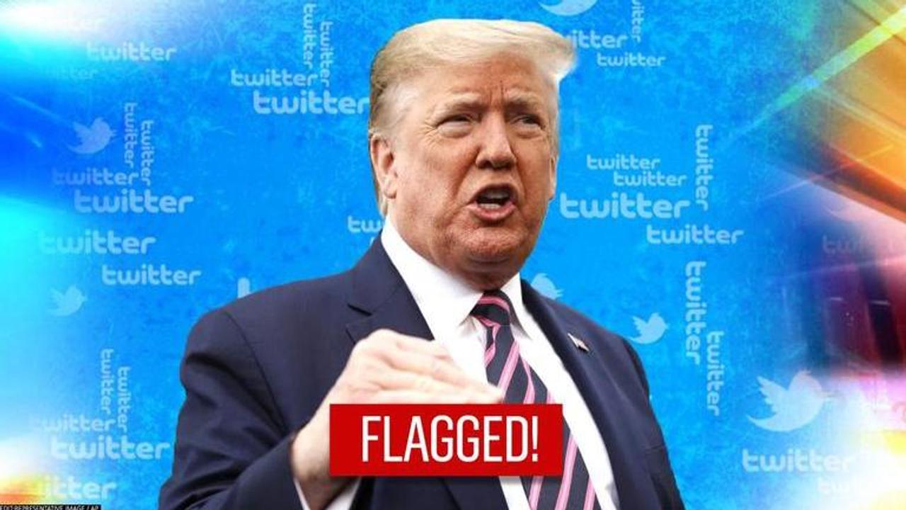 Twitter flags Trump's tweet citing violation of COVID-19 related policies