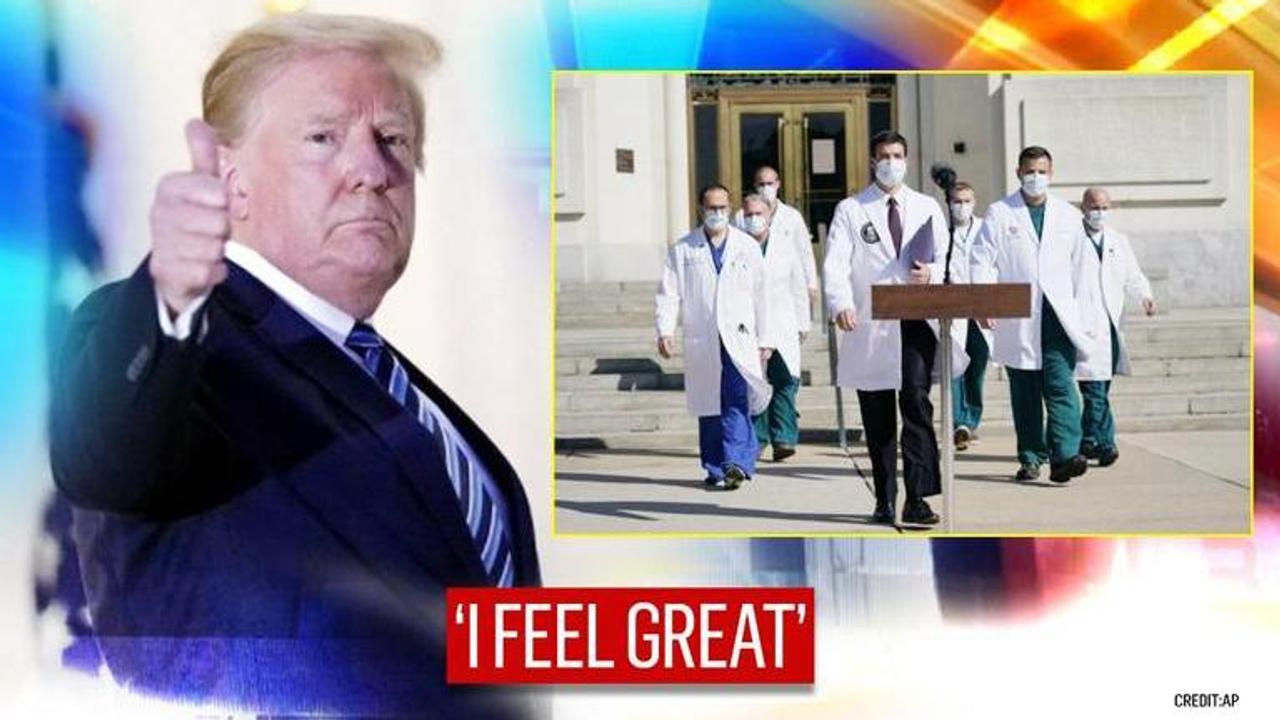 Trump 'fever-free' for 4 days, hasn’t shown symptoms for 'over 24 hours': Physician Conley