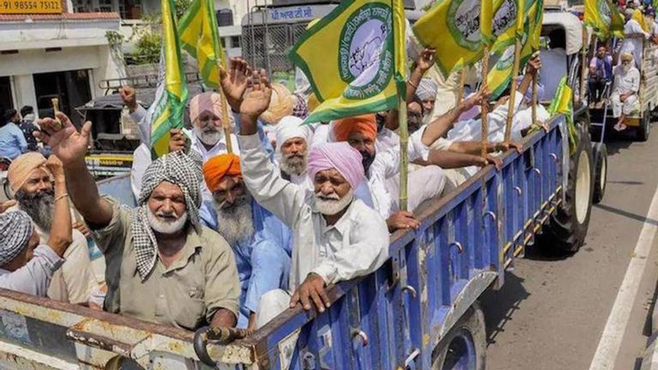 Farmer protests