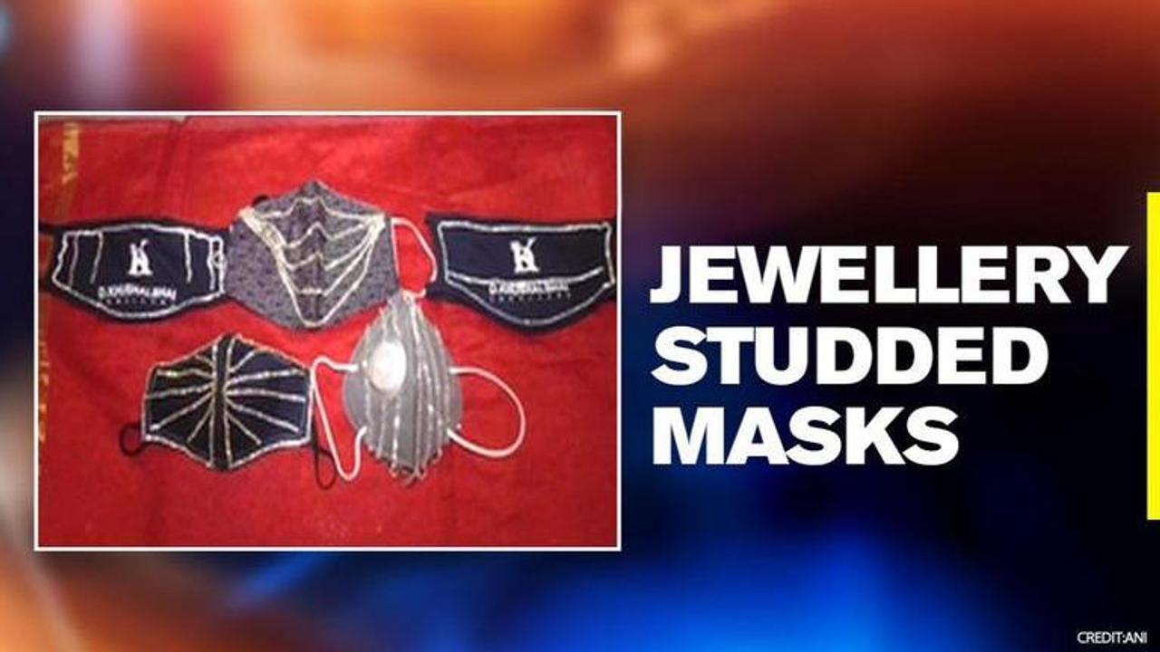 Diamond studded masks