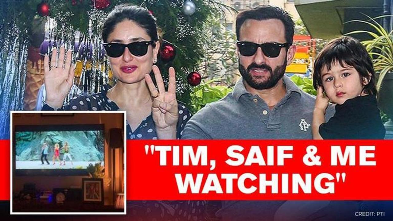 Kareena, Taimur wrap Saif's birthday with movie, the 'favourite film' might surprise you