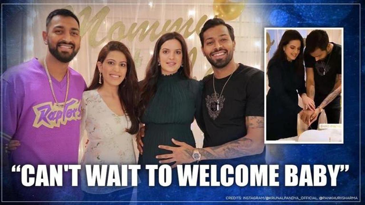 Hardik Pandya-Natasa Stankovic to be parents: Bro Krunal & wife also joined in celebration