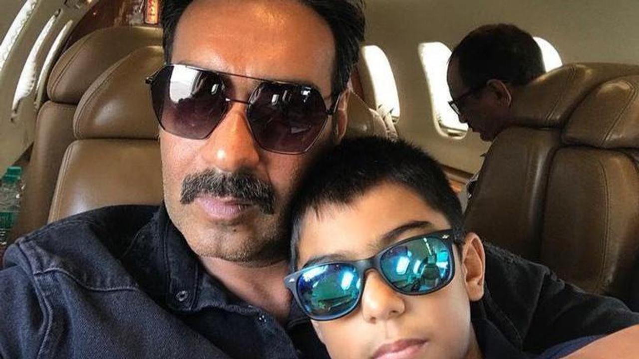 Ajay Devgn shares pictures of son Yug while gardening to wish him on 10th birthday