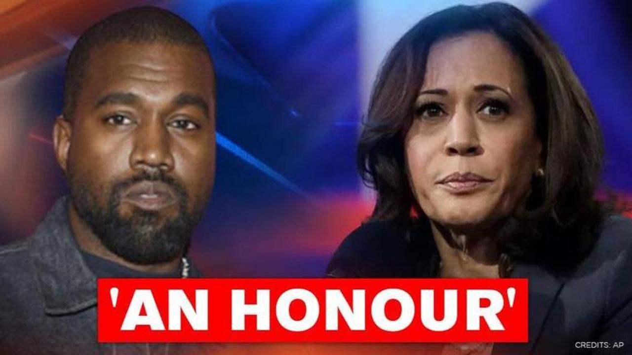 Kanye West Congratulates Kamala Harris