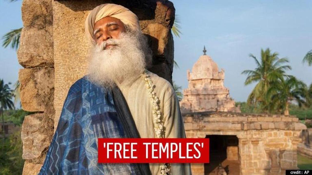 Sadhguru urges Tamil Nadu to free temples from "slavery of the government"