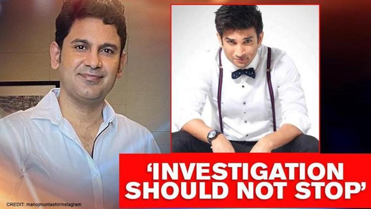 Sushant Singh case: Manoj Muntashir slams people opposing CBI probe, backs Bihar Police