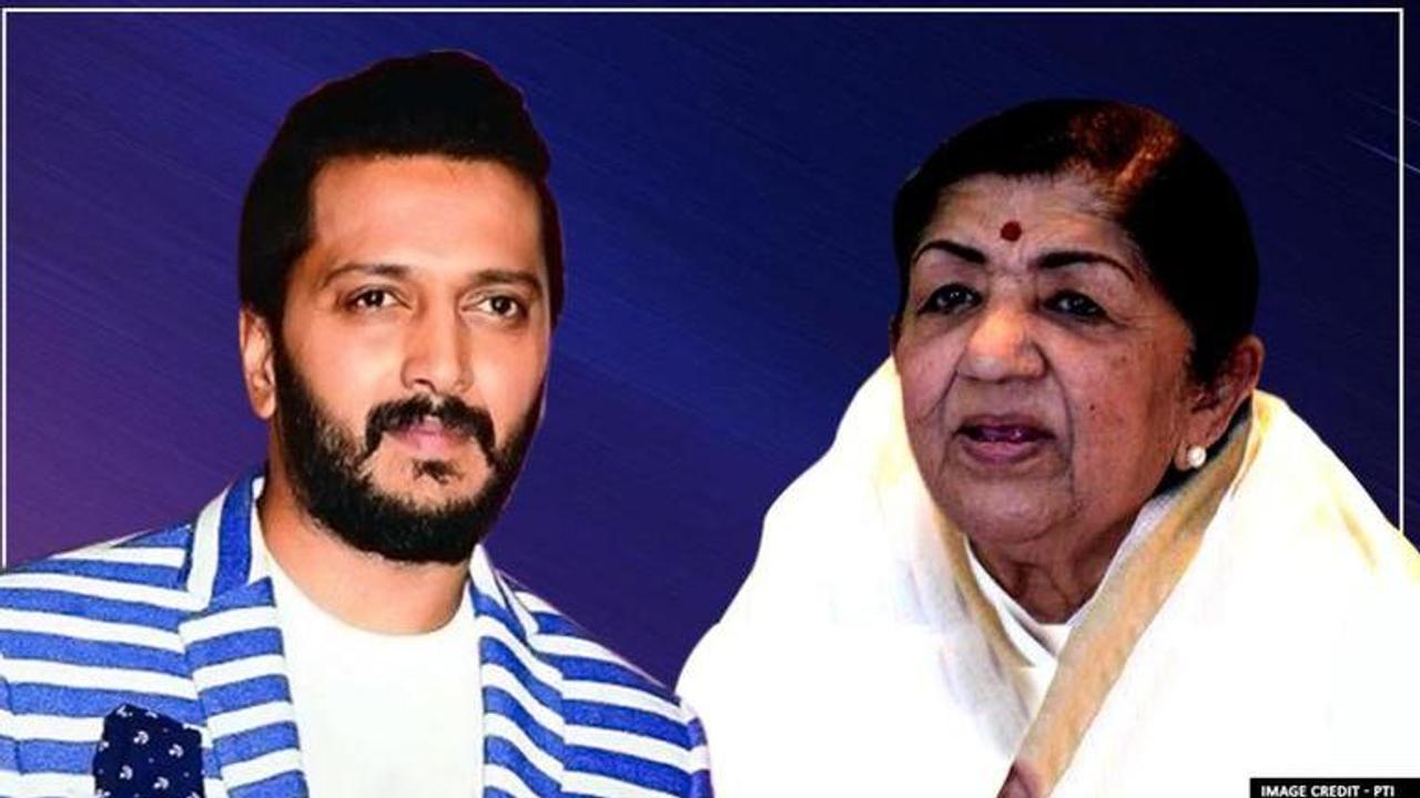 Riteish Deshmukh thanks Lata Mangeshkar for her love,'My father had great respect for you'