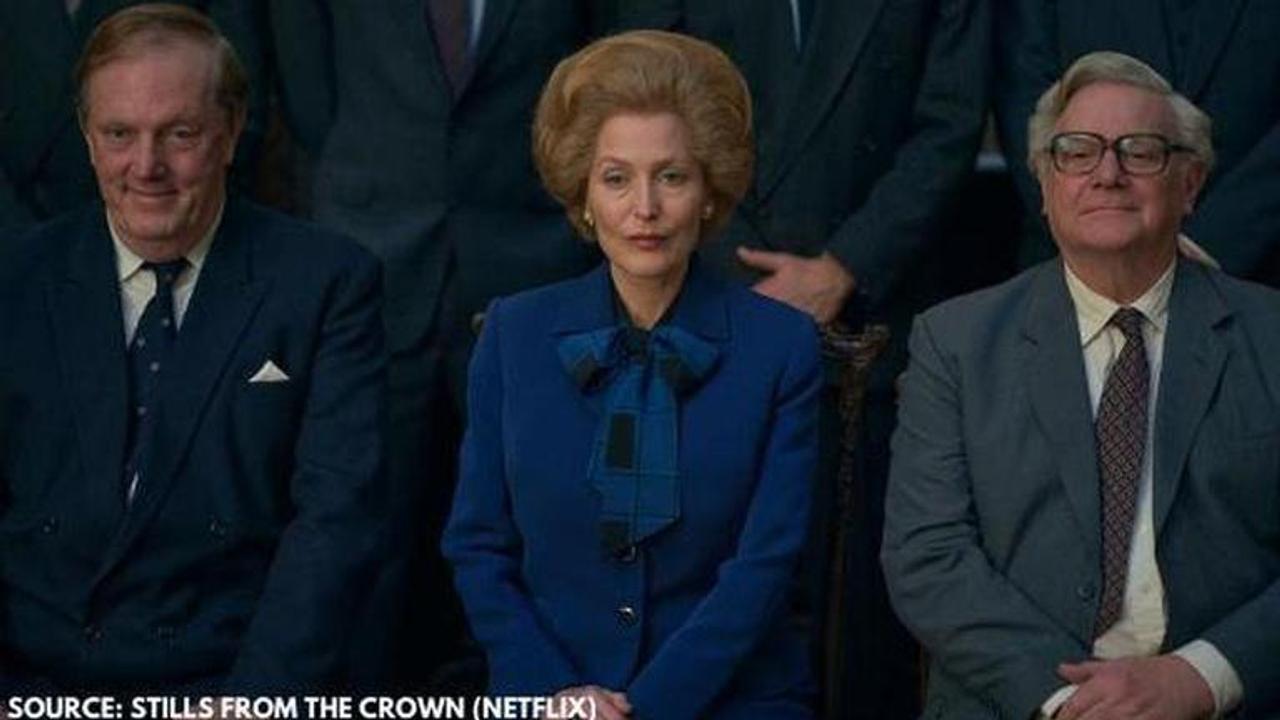 who plays margaret thatcher in the crown