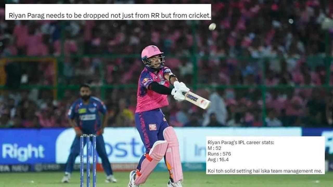 RR vs LSG: Riyan Parag shown no mercy after continuous failure in IPL, brutally trolled