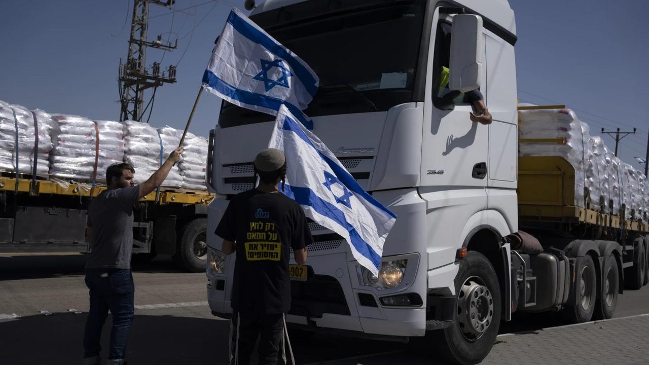 Protesters have also previously attempted to stop the entry of aid trucks into Gaza.  