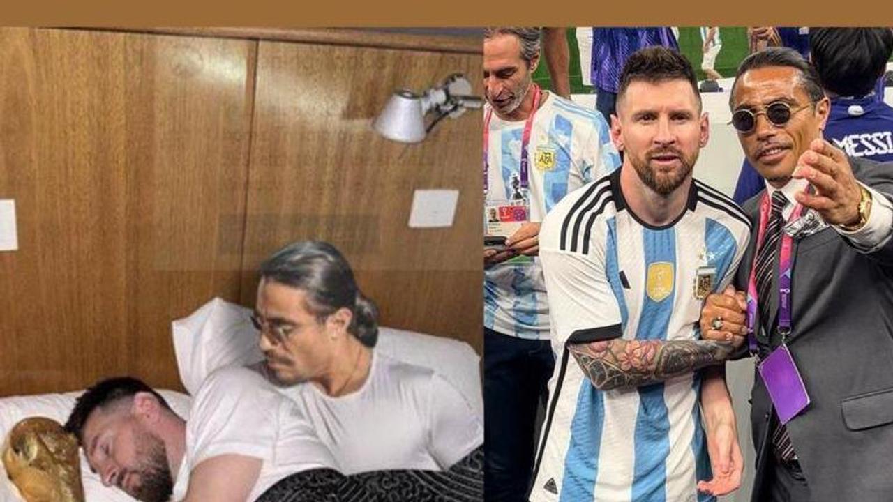 Lionel Messi and Salt Bae