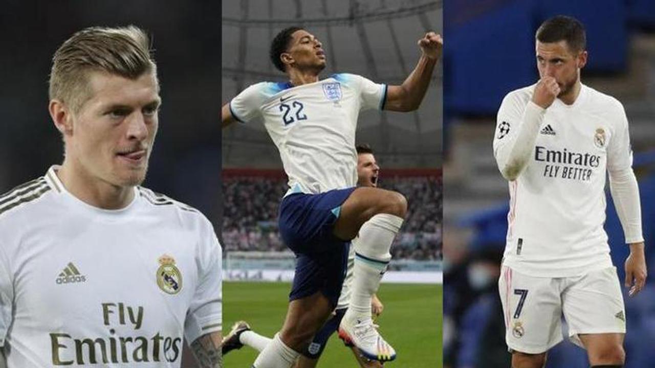 Jude Bellingham, Toni Kroos, Eden Hazard, Real Madrid