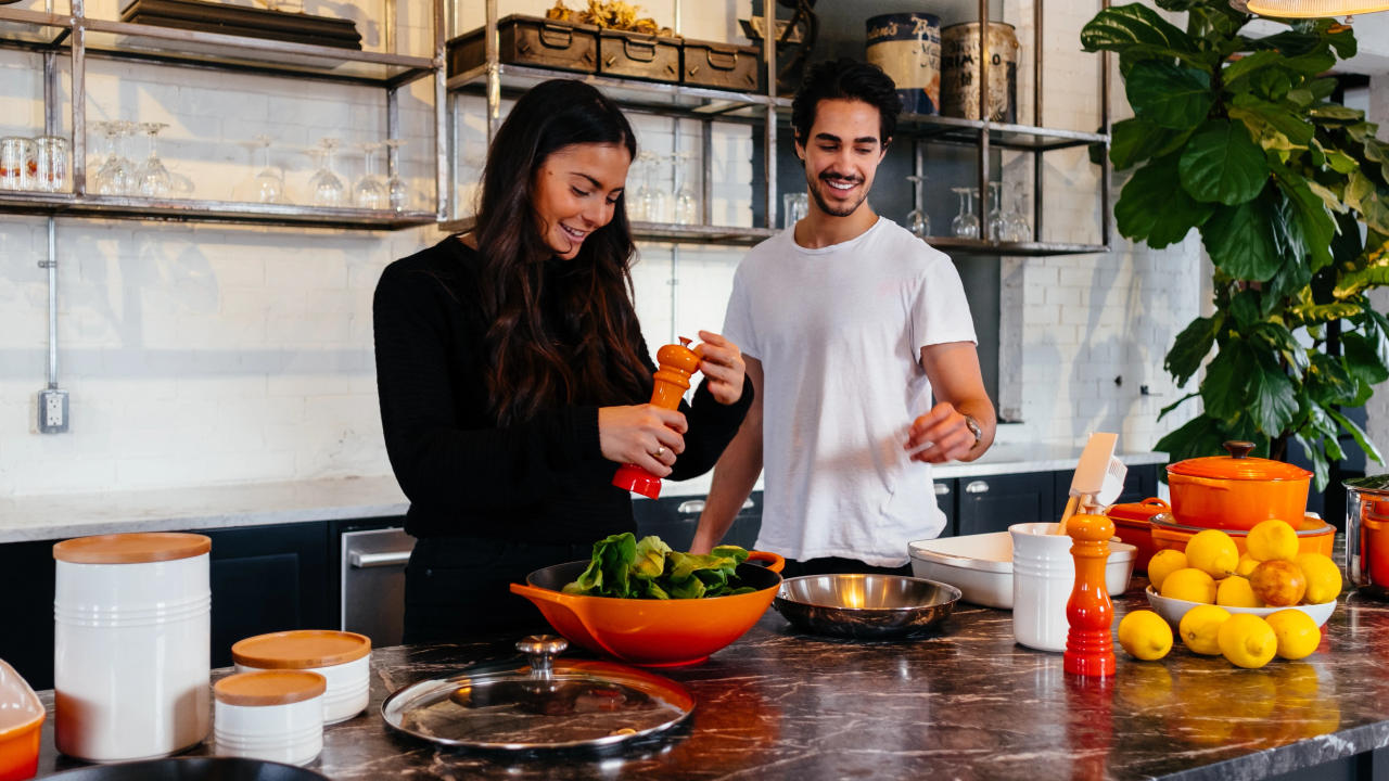 Cooking can be a stress-reliever