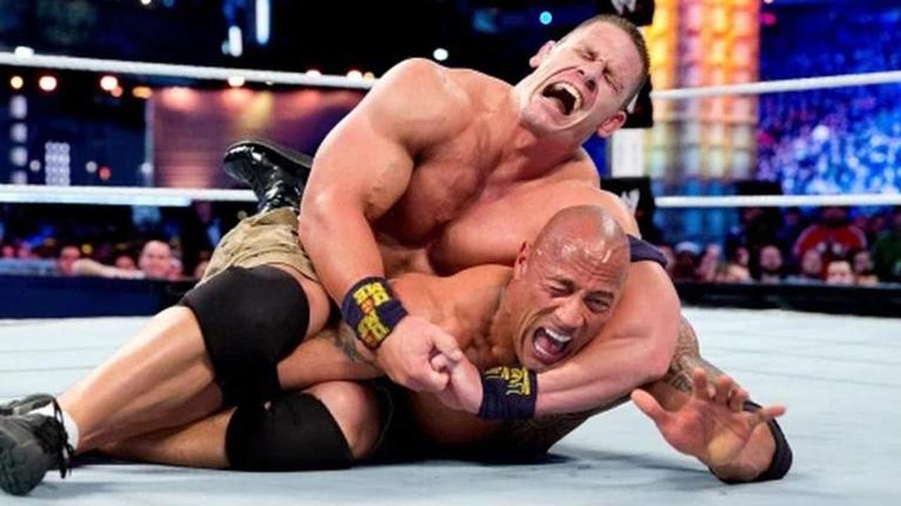 John Cena, The Rock, WWE, WrestleMania