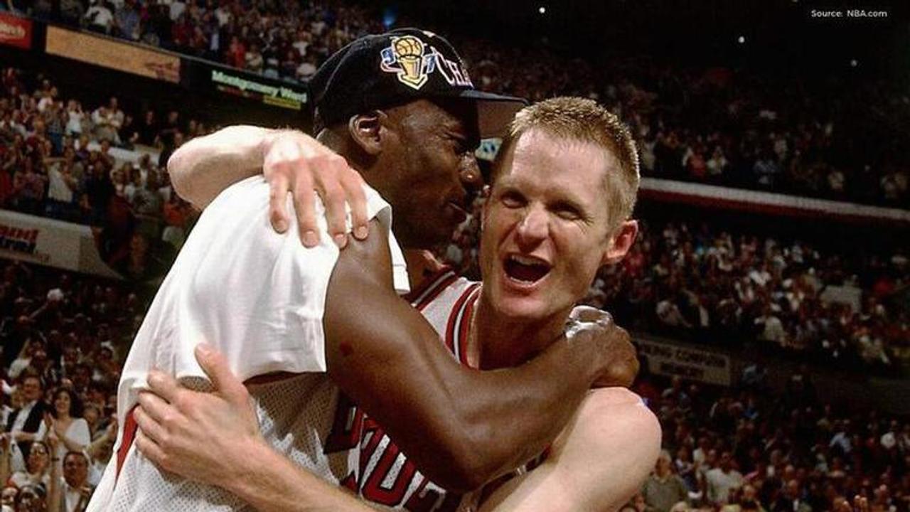 why did michael jordan punch steve kerr