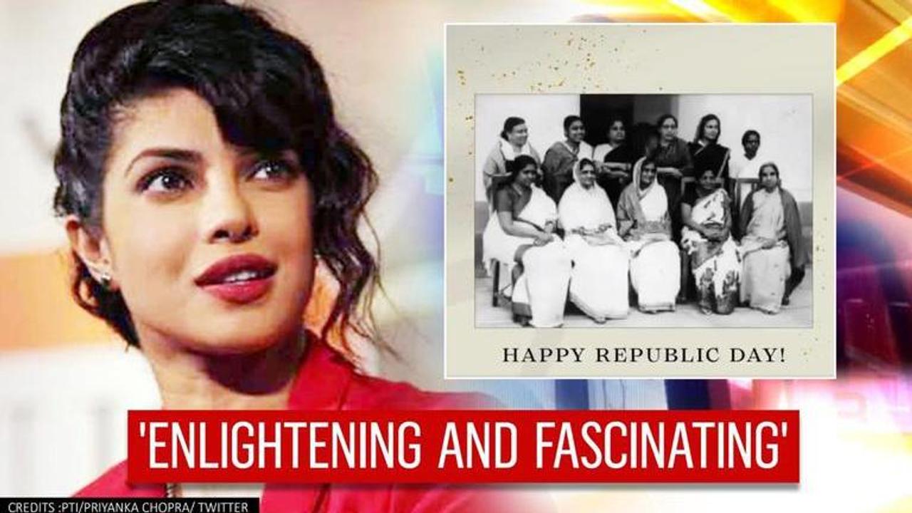 Republic Day: Priyanka Chopra hails 15 women who helped draft the Indian Constitution