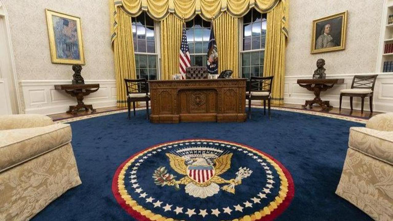 Biden makes symbolic changes to Oval Office reflecting goals as president |See pics