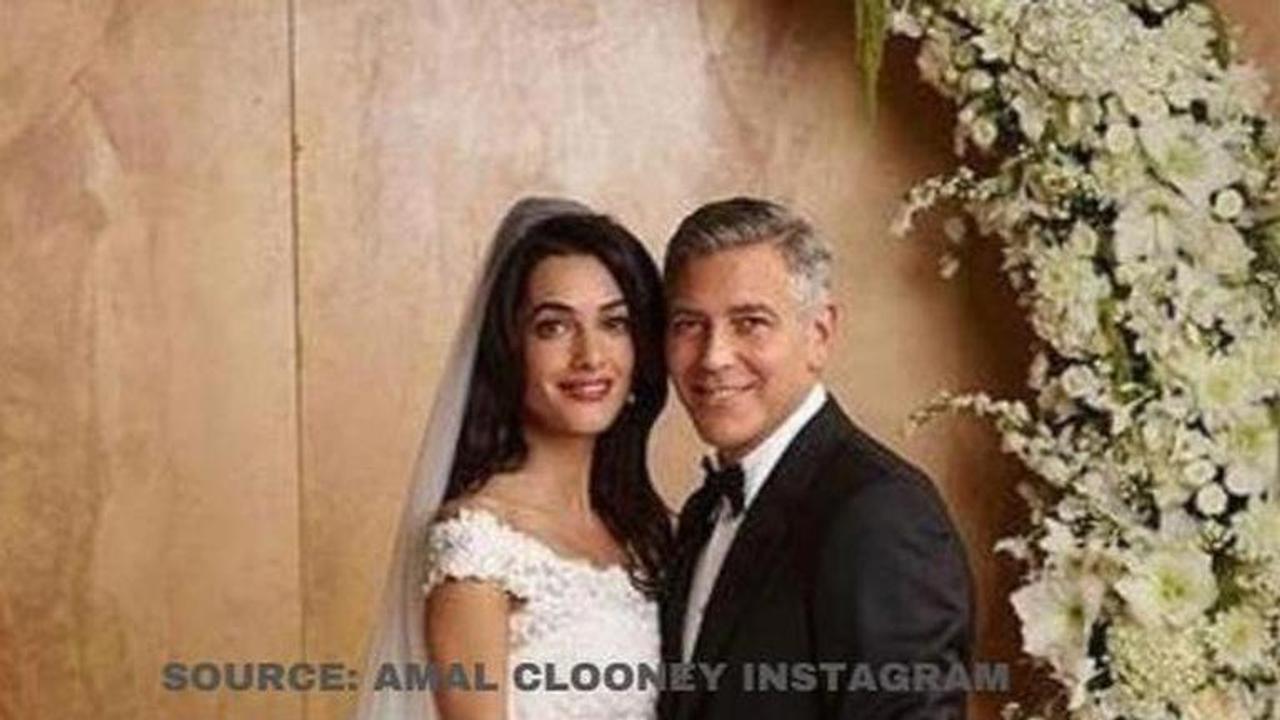 Amal and George Clooney