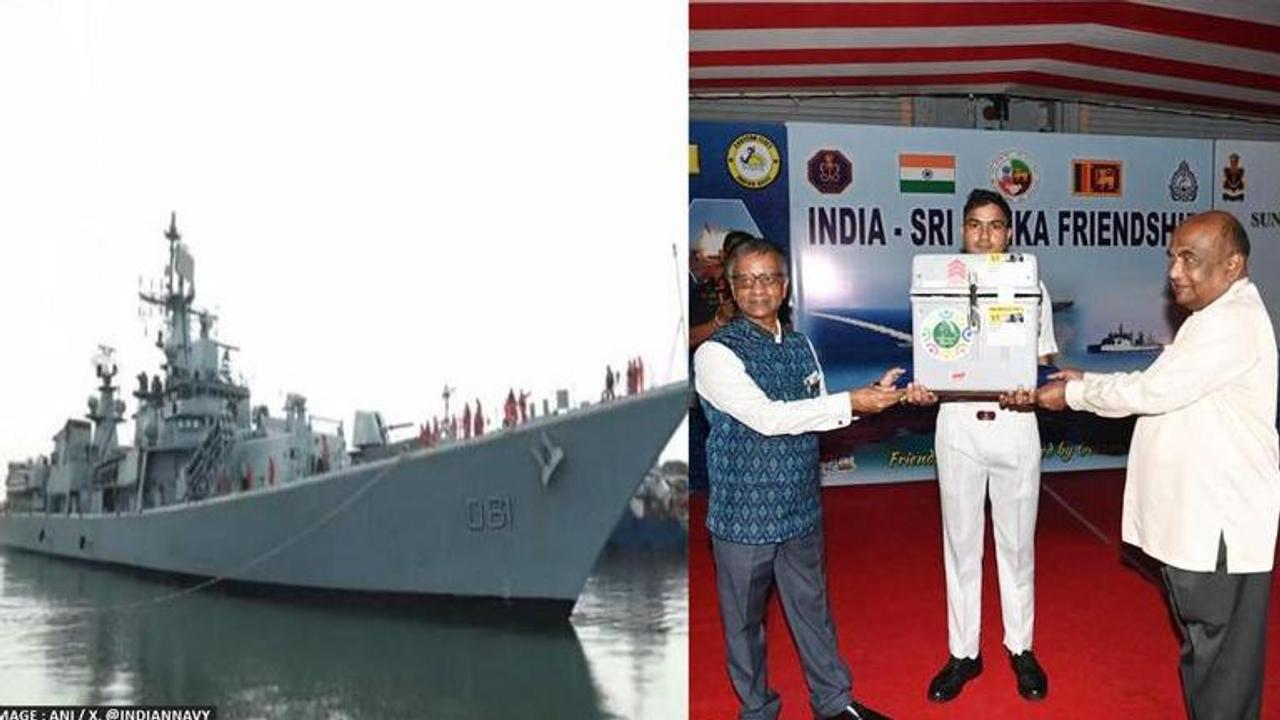 Indian Naval ship INS Delhi departed Colombo, Sri Lanka on Sunday after a two-day visit to the port city