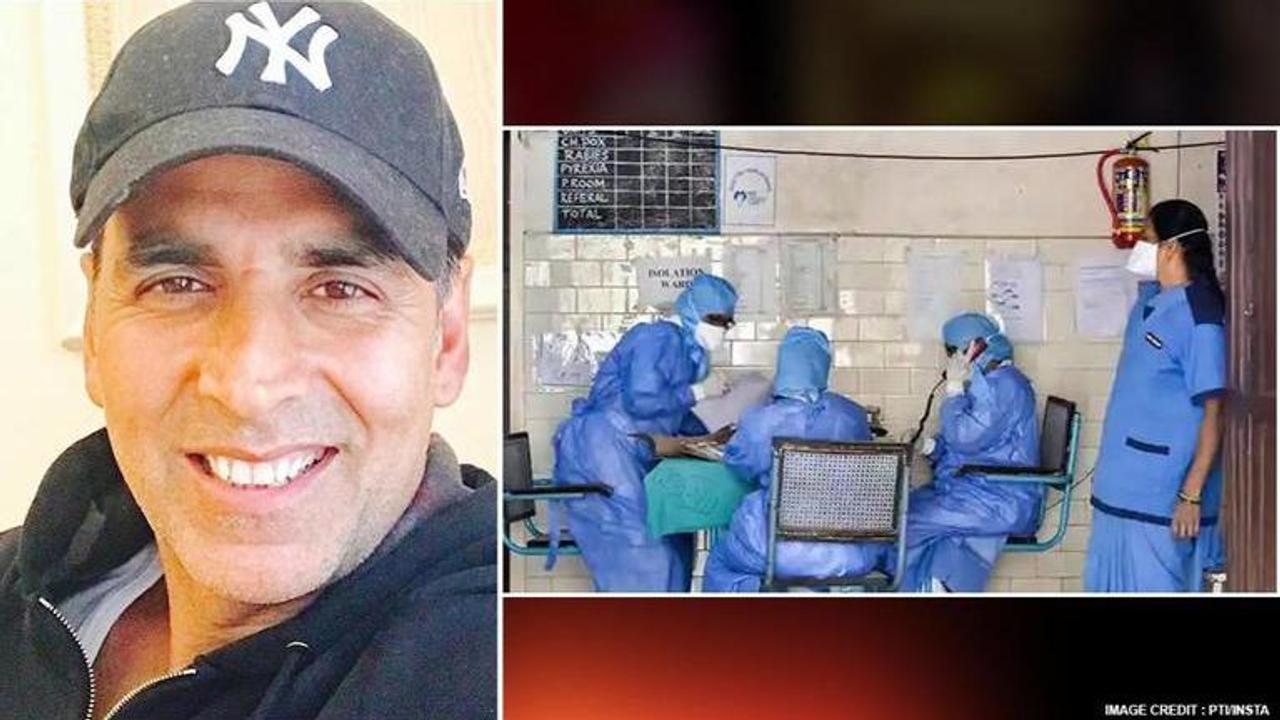 Akshay Kumar thanks frontline workers, says 'It’s because of them that we are alive'