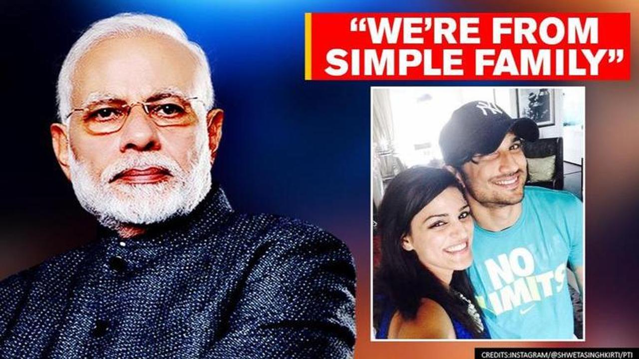 Sushant Singh Rajput's sister Shweta writes to PM Modi: Request urgent scan of whole case