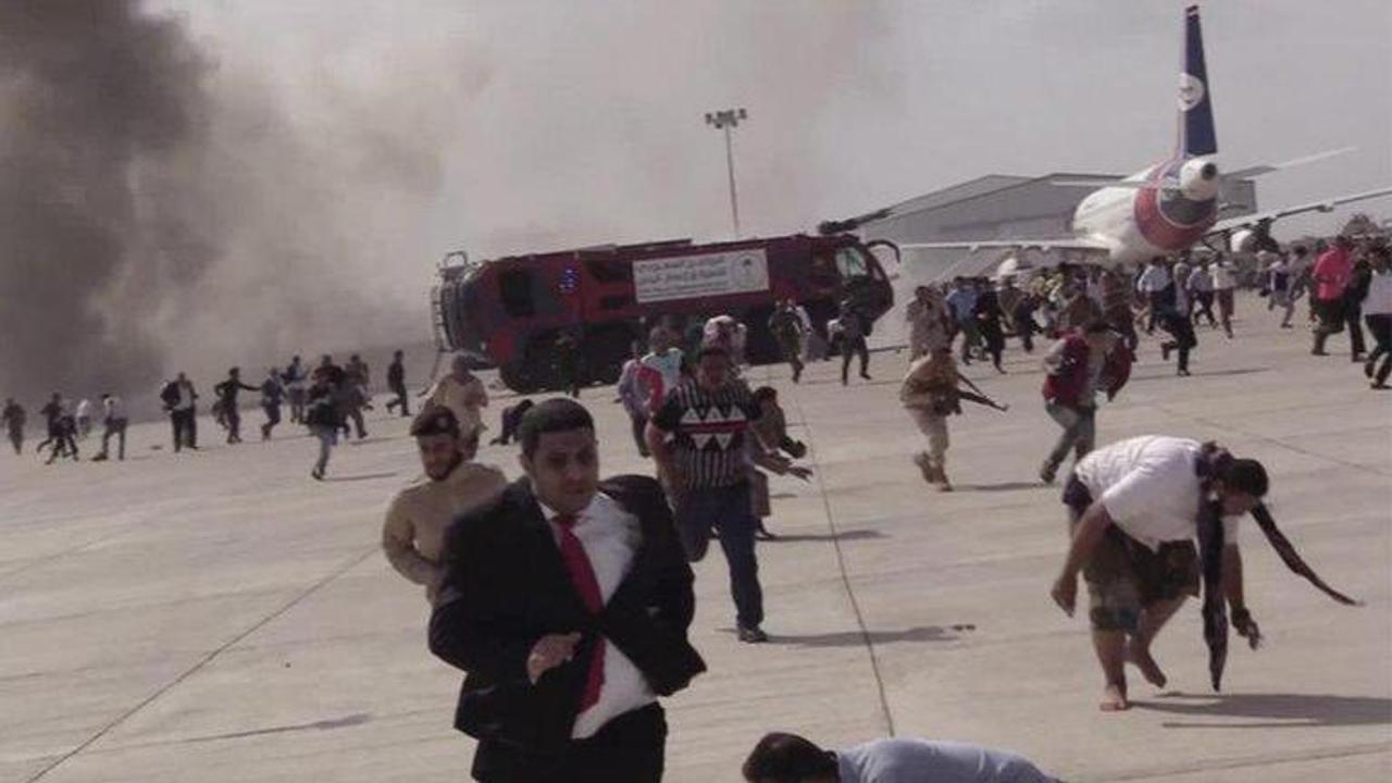 Two explosions heard at Yemen's Aden airport