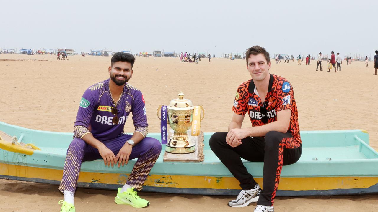 Pat Cummins and Shreyas Iyer ahead of IPL Final