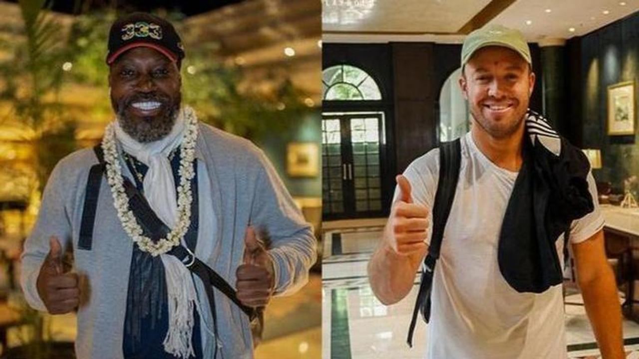 Chris Gayle and Ab de Villiers