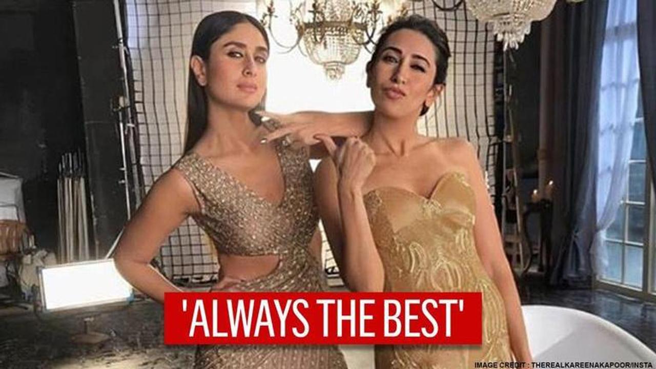 Kareena Kapoor, Karisma reunite for a shoot together, treats fans with a BTS video