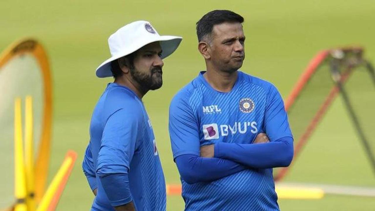 Rahul Dravid and Rohit Sharma