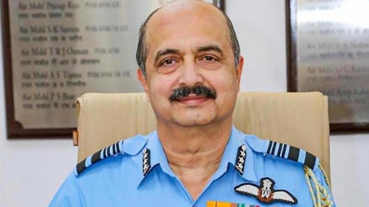 Indian Air Force Chief VR Chaudhari