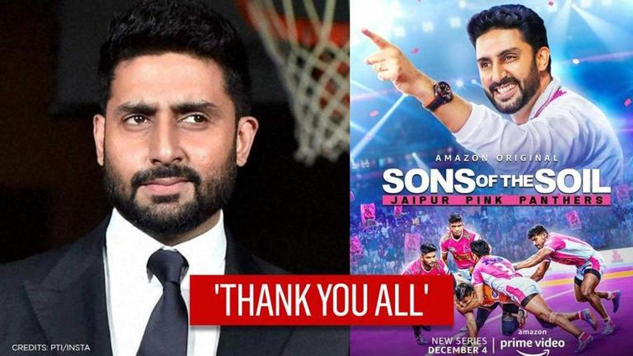 'I’m happy': Abhishek Bachchan pens overwhelming note as 'Sons of The Soil' receives love