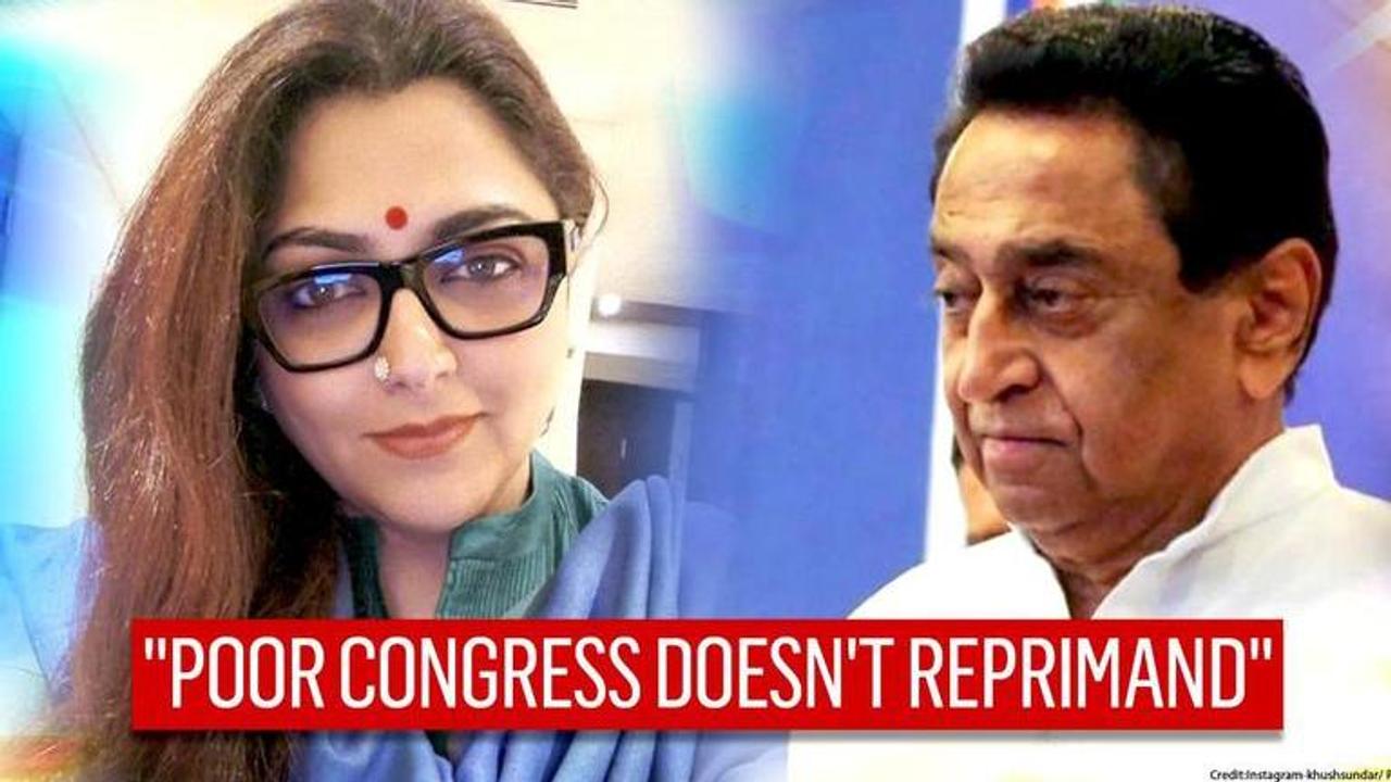 On Kamal Nath's 'item' jibe, Kushboo Sundar says controversy 'reaffirms' her Congress snub