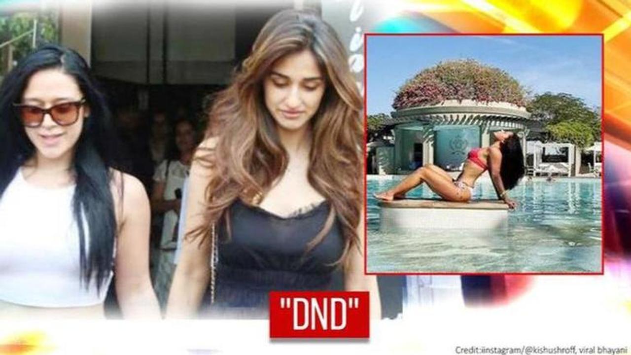 Krishna Shroff posts unique way to say 'DND' in Dubai; Disha Patani has apt reaction