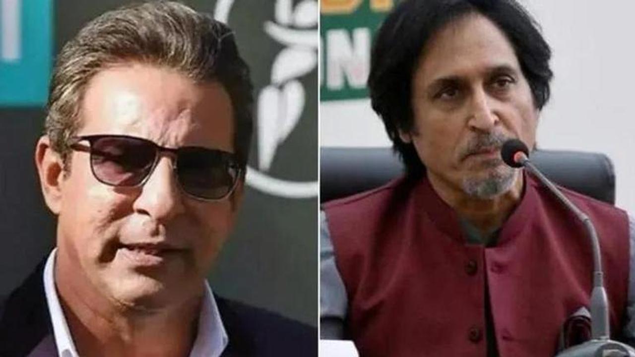 Wasim Akram and Ramiz Raja