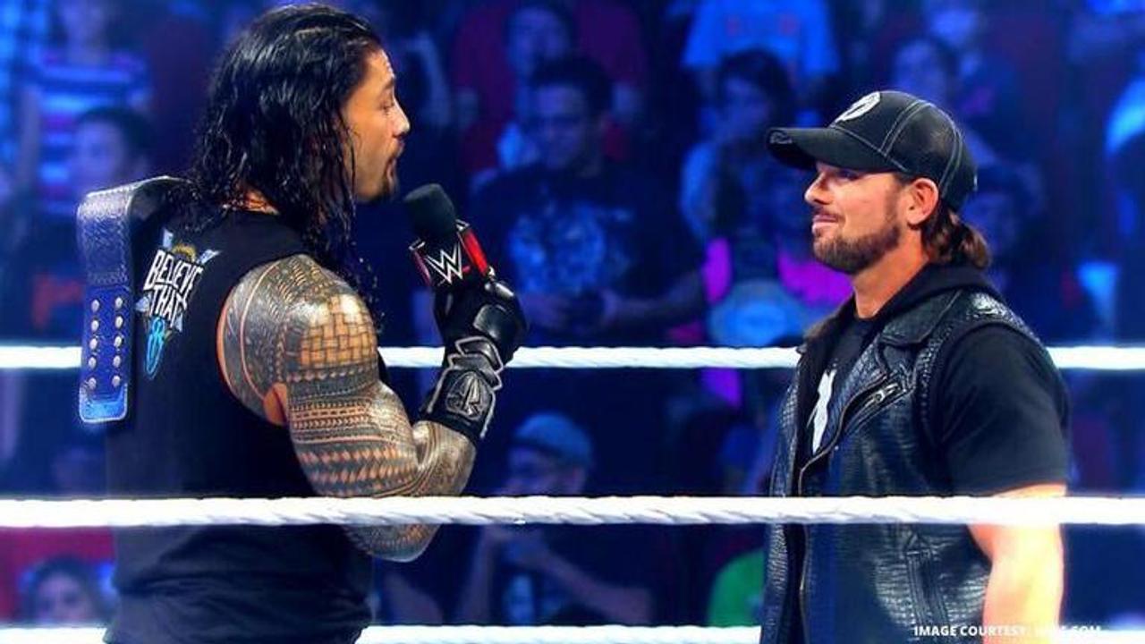 Aj Styles and Roman Reigns