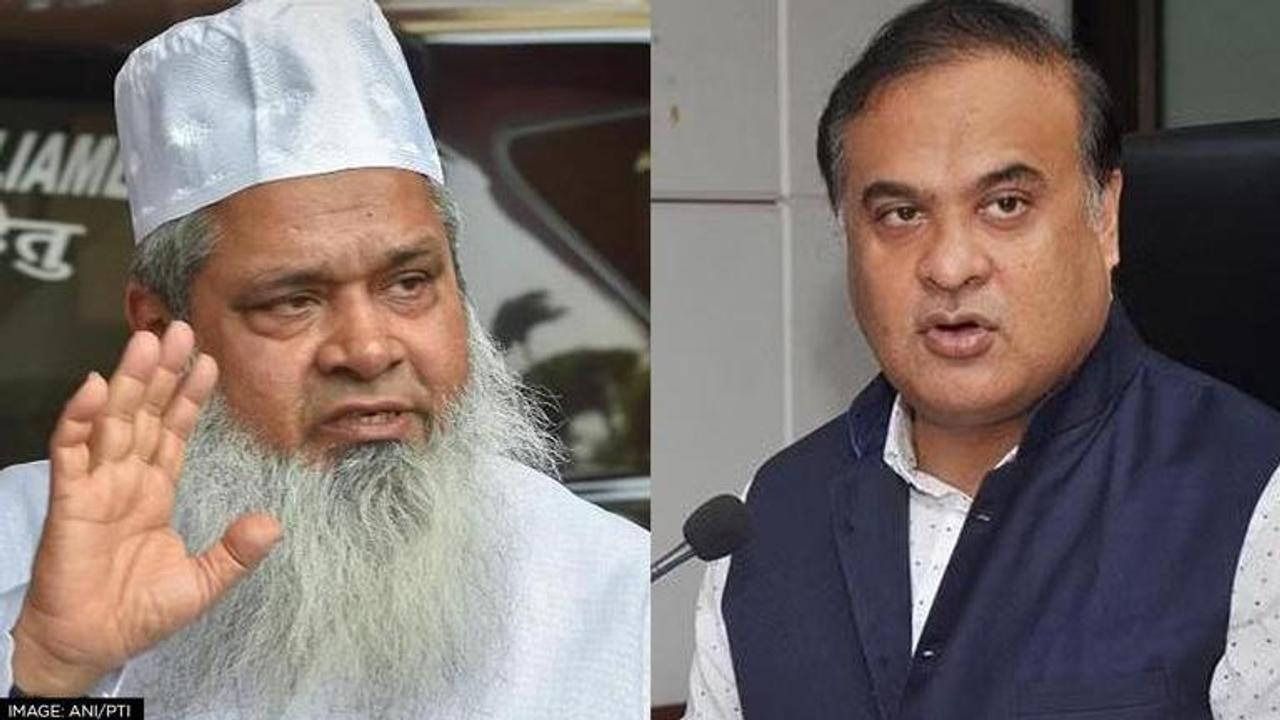 Himanta Biswa Sarma, Badruddin Ajmal