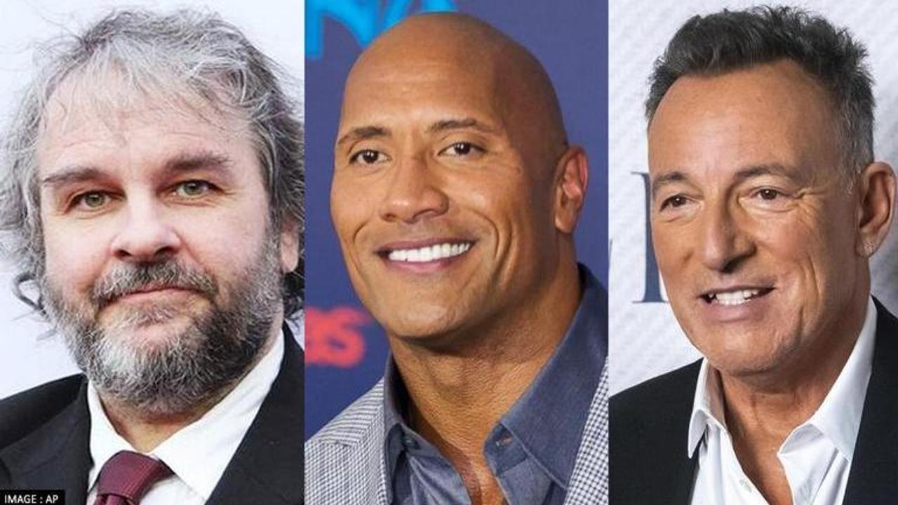 Peter Jackson, bruce springsteen, dwayne johnson