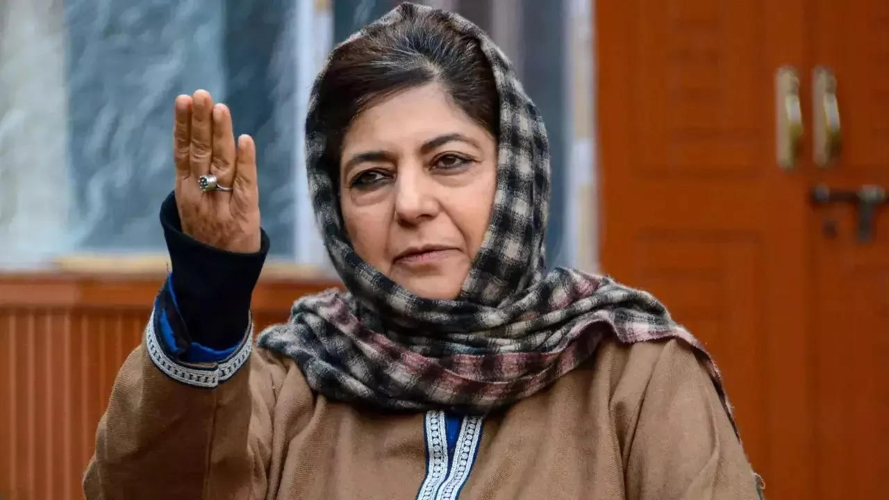 PDP chief Mehbooba Mufti