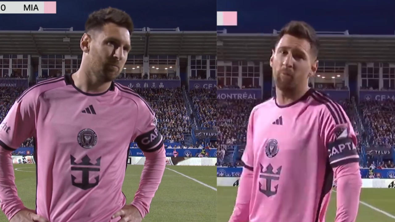 Lionel Messi gets angry on camera