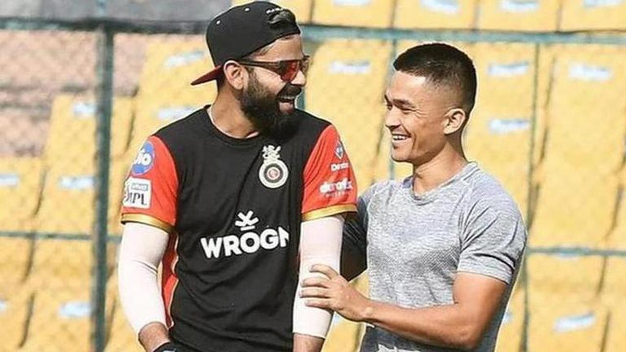 Sunil Chhetri, Virat Kohli