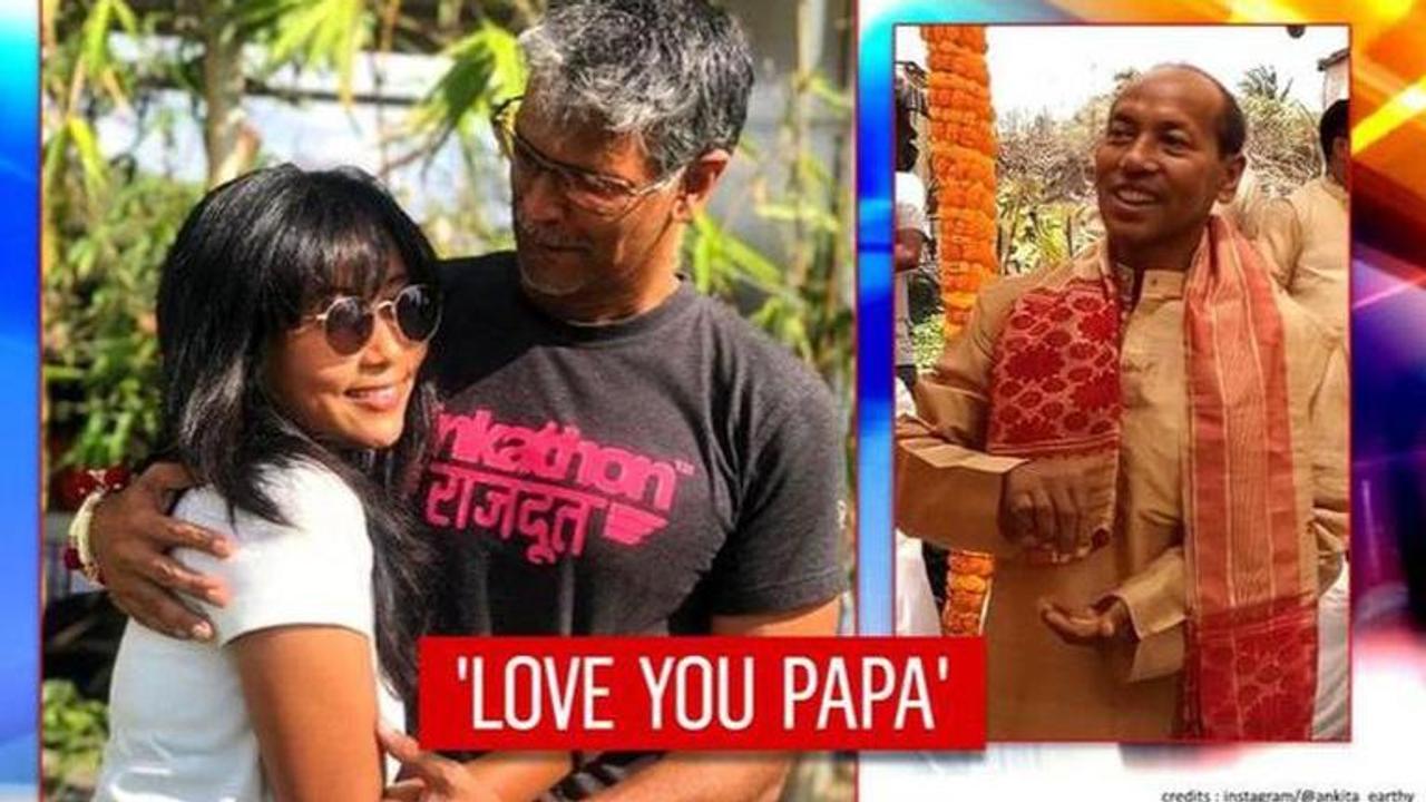 Ankita Konwar mourns father's death with emotional message; Milind Soman posts message