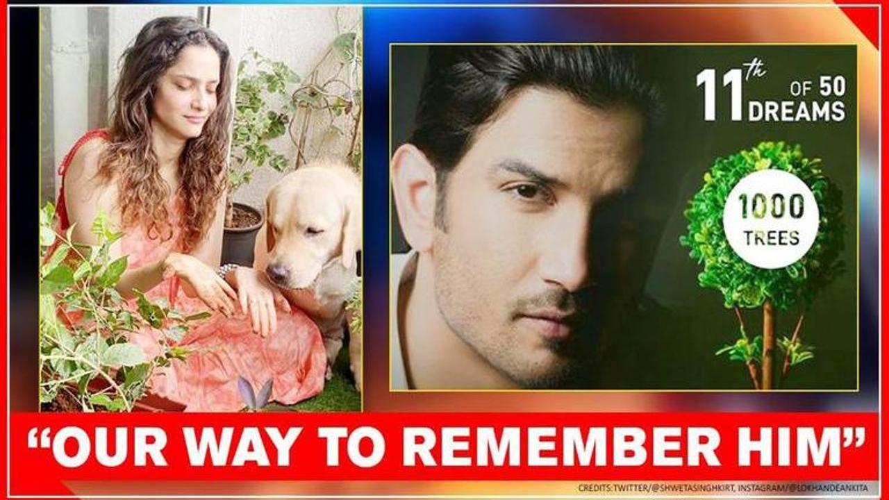 Ankita Lokhande joins Sushant's fans in #Plant4SSR initiative with 'partner', pens note