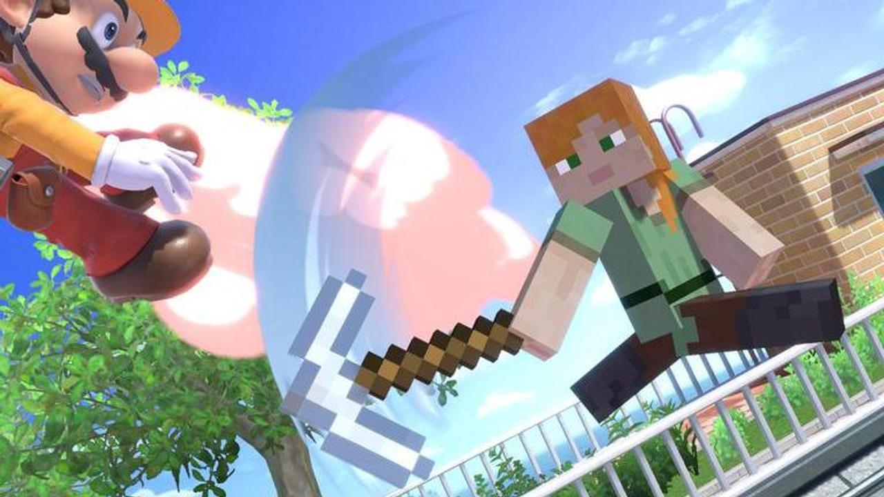 is minecraft steve in super smash bros