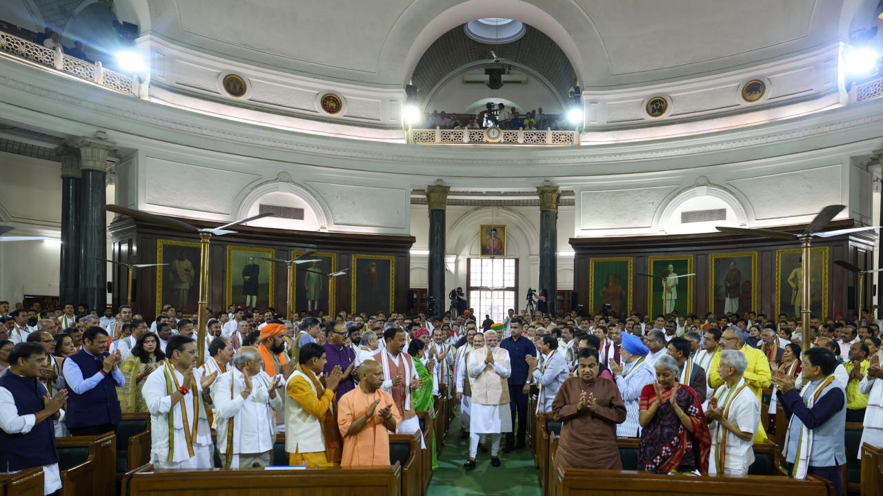 Modi was addressing the newly-elected MPs and leaders of the NDA from across the country following his election as leader of the ruling coalition.